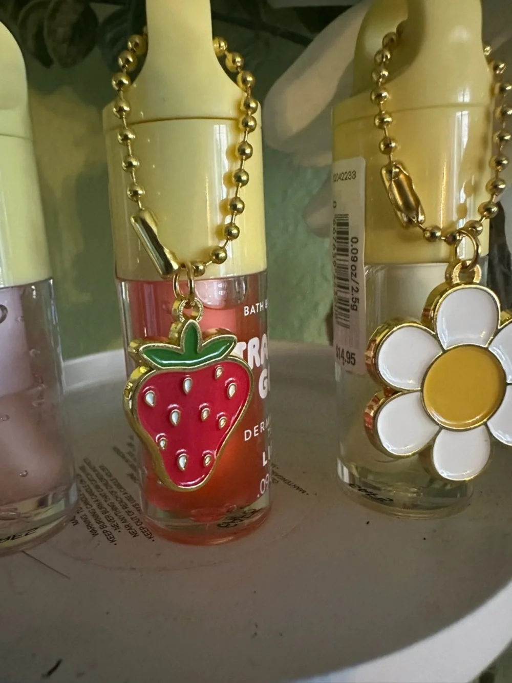 NEW BBW LIP GLOSS TRIO W/ CUTE CHARMS